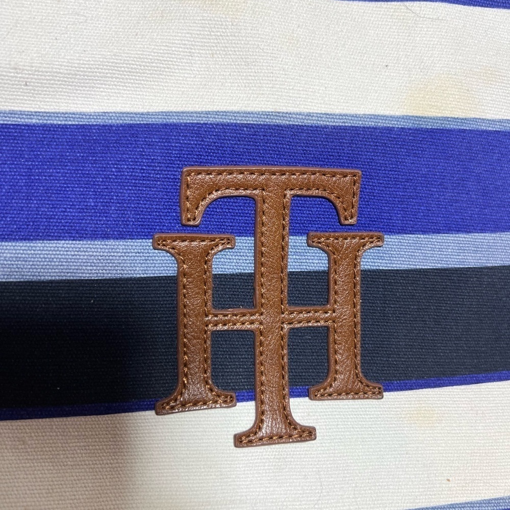 Tommy Hilfiger Blue and White Striped Crossbody Bag - Picture 3 of 5